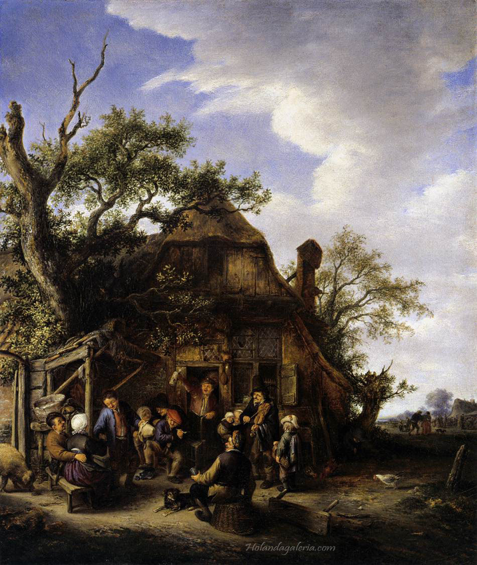Adriaen van Ostade | Merry Peasants 1648 Oil on canvas, 61 x 52 cm Staatliche Museen, Kassel
